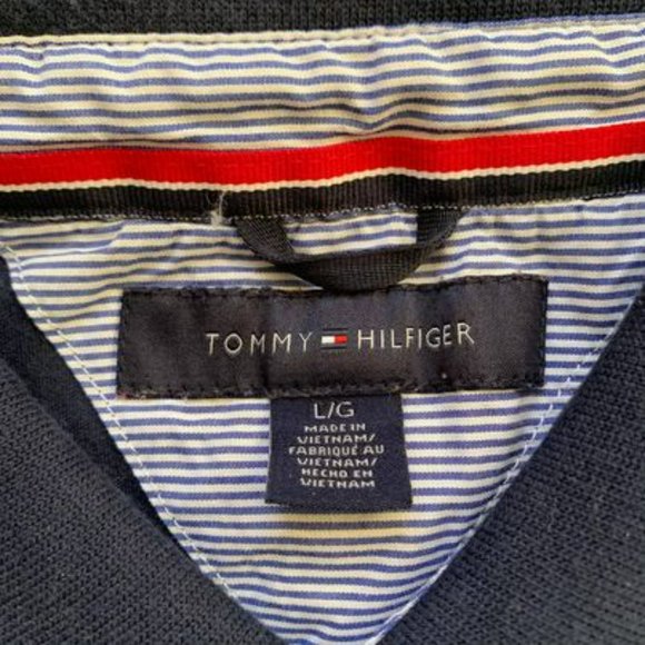 Tommy Hilfiger Navy Blue Polo - Picture 4 of 4